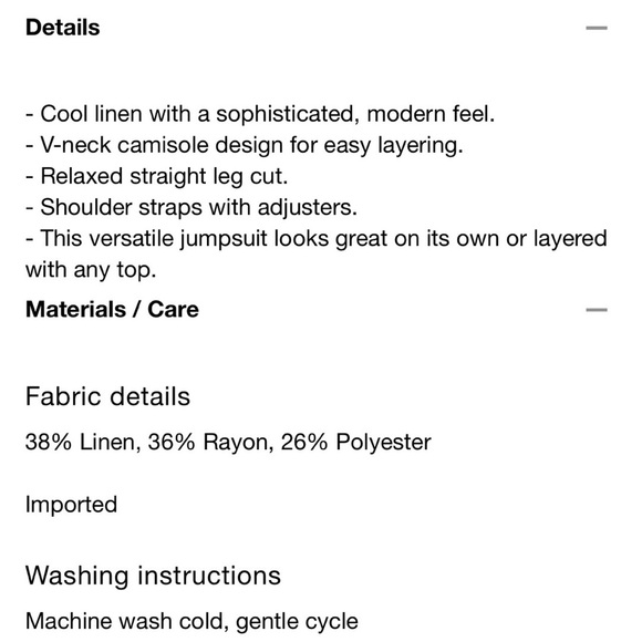 Uniqlo Linen Blend Camisole Jumpsuit - Picture 12 of 15